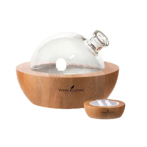 Young Living Aria Ultrasonic Diffuser with 5ml Tangerine & 5ml Peppermint