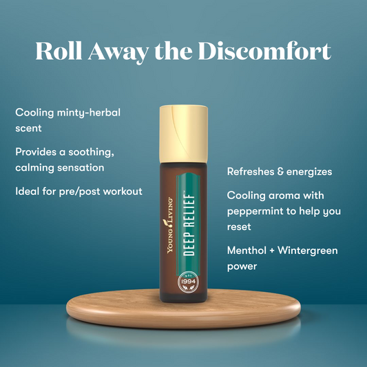 Young Living Deep Relief Essential Oil Blend - 10ml Roll-On