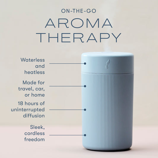 Young Living Wanderful Atomizing Blue Linen Diffuser