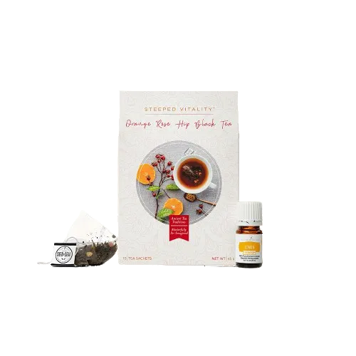 Young Living Orange Rose Hip Black Tea Set