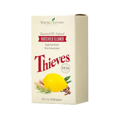 Young Living Thieves Household Cleaner Single Use Packets - 10pk