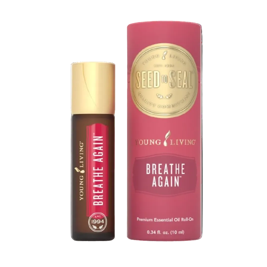 Young Living Breathe Again Essential Oil Blend - 10ml Roll-On